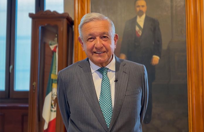 AMLO video from National Palace April 2023
