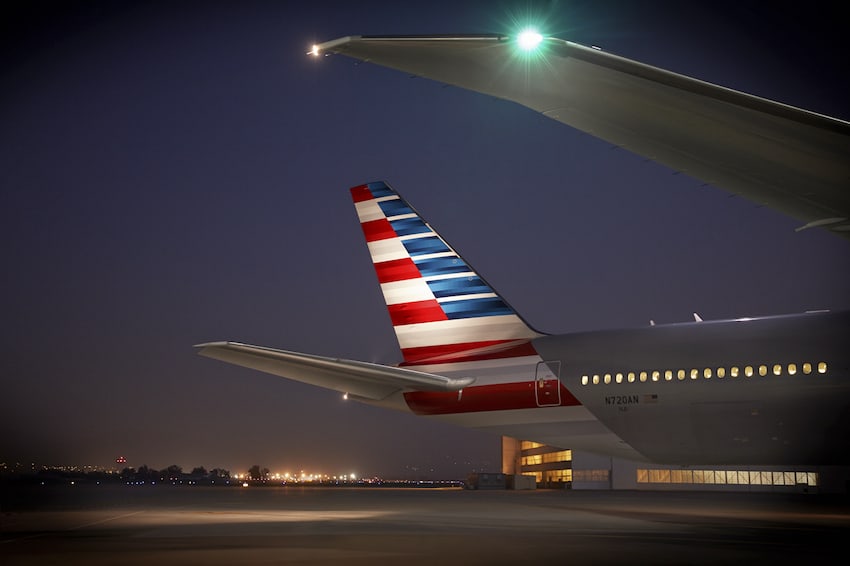 Un Boeing 777-300 de American Airlines