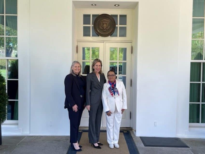 Homeland Security Advisor Liz Sherwood-Randall welcomed Mexican Secretary of Security & Citizen Protection Rosa Icela Rodríguez and Canadian National Security and Intelligence Advisor Jody Thomas to the White House to accelerate trinational efforts to counter the fentanyl threat.