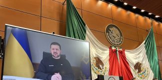 Volodymyr Zelensky gives virtual address to lawmakers in Mexican congress