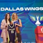 Lou Lopez Sénéchal and Cathy Engelbert, WNBA Commissioner.