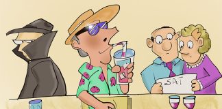 Different archetypes of expats found in Mexico. Illustration by Angy Marquez