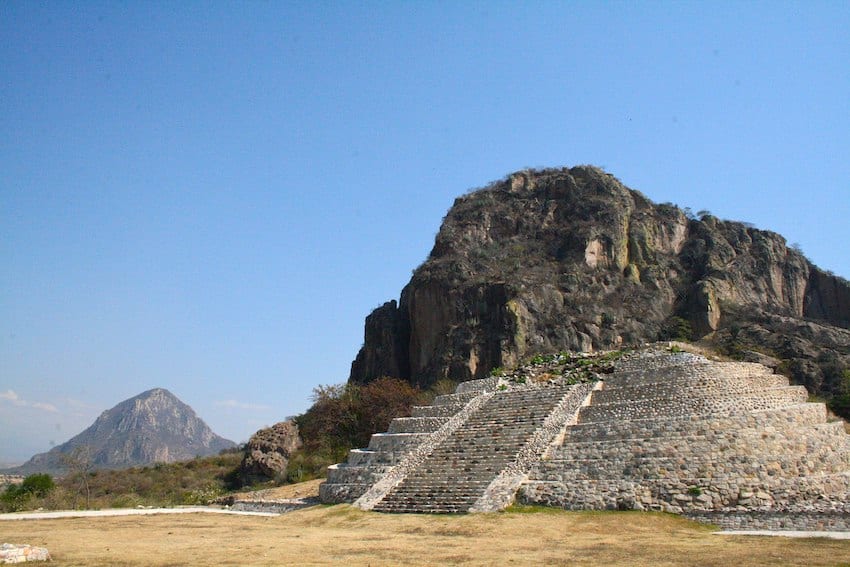 The great pyramid at Chalcatzingo