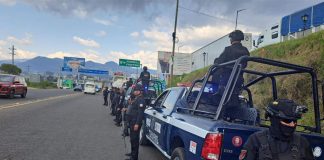 Police and military in San Cristobal de las Casas