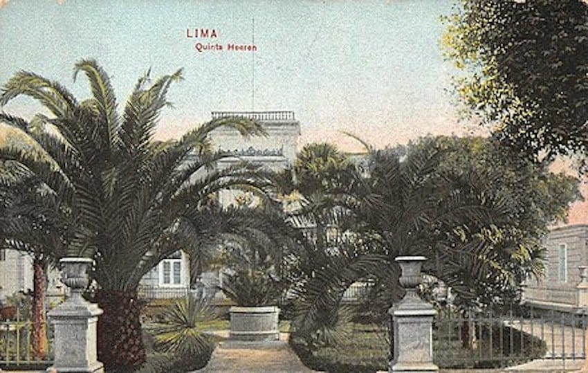 Quinta Heeren, Lima, 1908