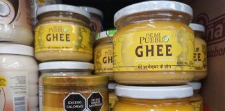 ghee in a Mexican supermarket