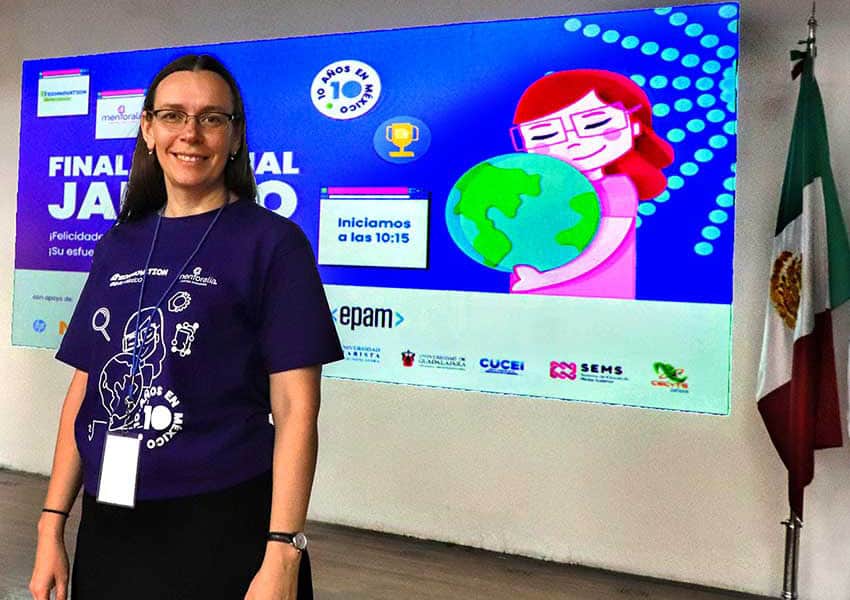 María Makarova, coordinator of Technovation Girls in Mexico