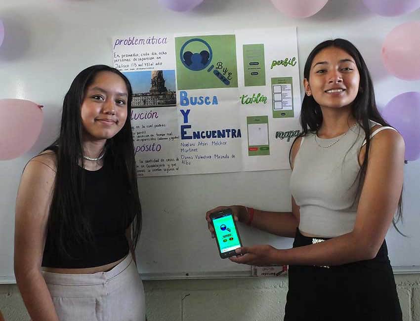 Girls develop phone apps to solve problems in their community