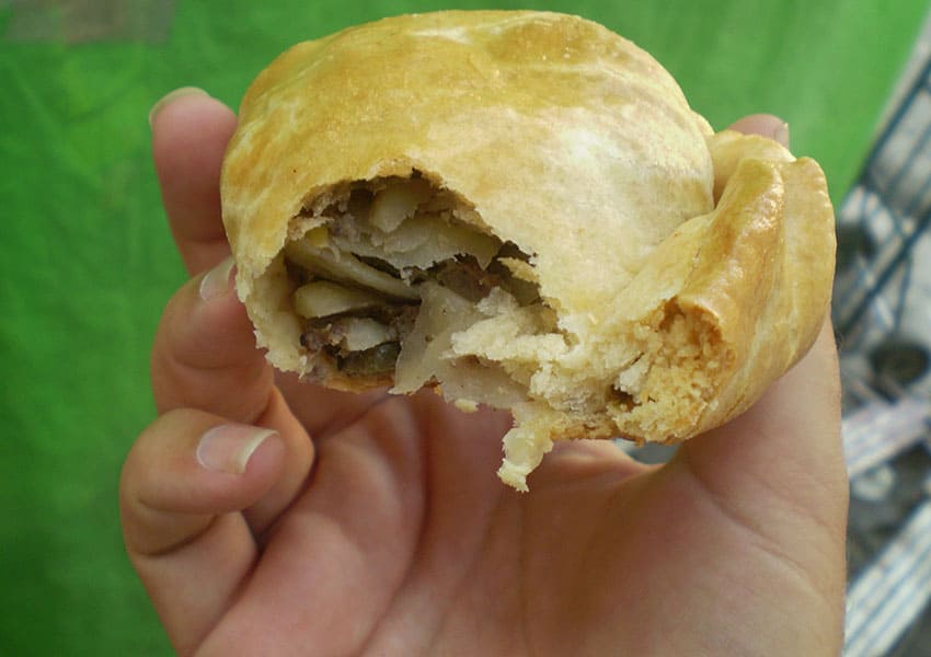 Mexican version of Cornish pasty