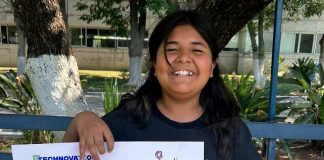 Winner of 2023 Technovation Girls Mexico fair in Guadalajara, Mexico
