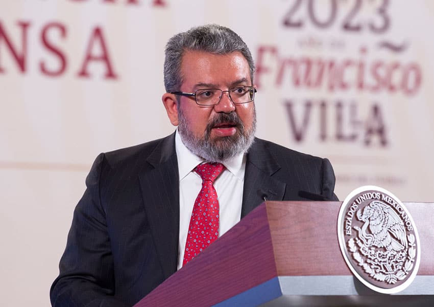 Mexico's Infrastructure, Communications and Transport Minister Jorge Nuño