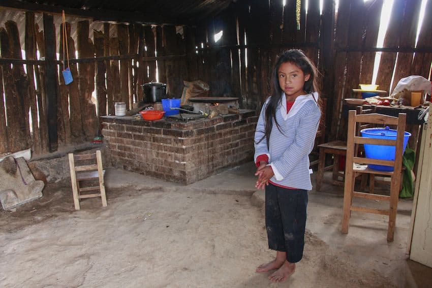 Child in southeast Mexico