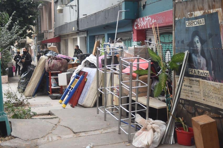 An eviction in Roma Norte