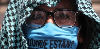 Protester missing persons