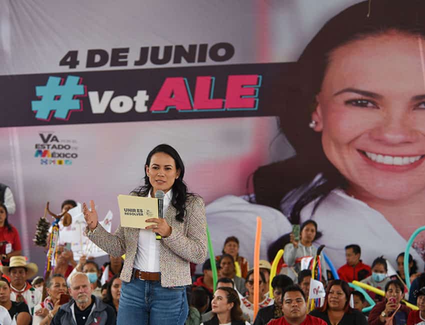 Alejandra del Moral Vela, candidate for governor in Mexico state.