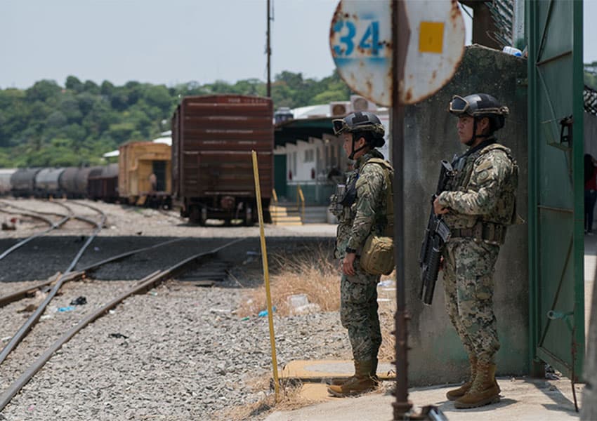 Military forces take over parts of Ferrosur's railroads