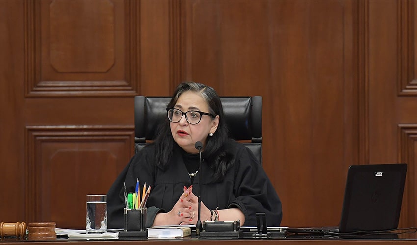 Norma Pina Hernandez, chief justice of the Mexican Supreme Court