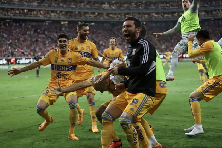 Monterrey Tigres win 3-2 in Liga MX championship against Chivas