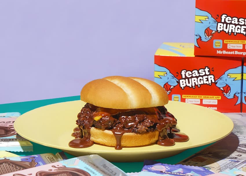 The MrBeast feast burger