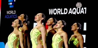 Mexican olympic synchronized swimming team