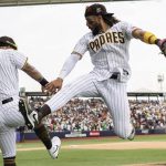 San Diego Padres playing the San Francisco Giants in Mexico City