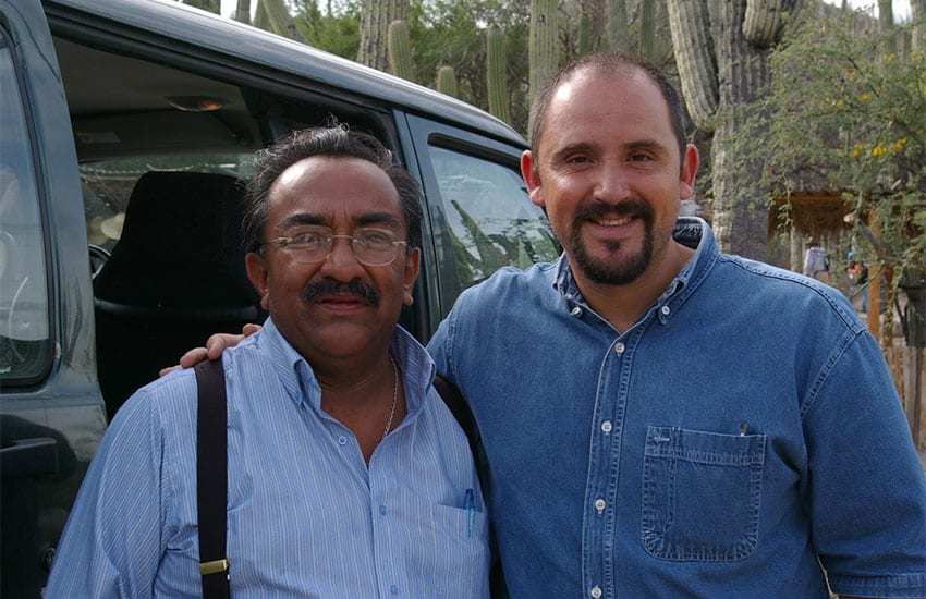 Mexican journalists Marco Aurelio Ramirez Hernandez and Sergio Vicke