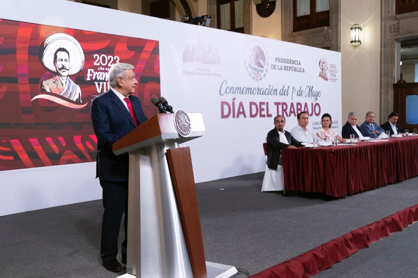 AMLO at morning press conference