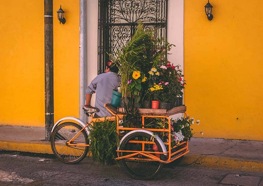 Santiago neighborhood in Merida, Mexico