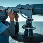 A searcher looks for vaquitas in Mexico