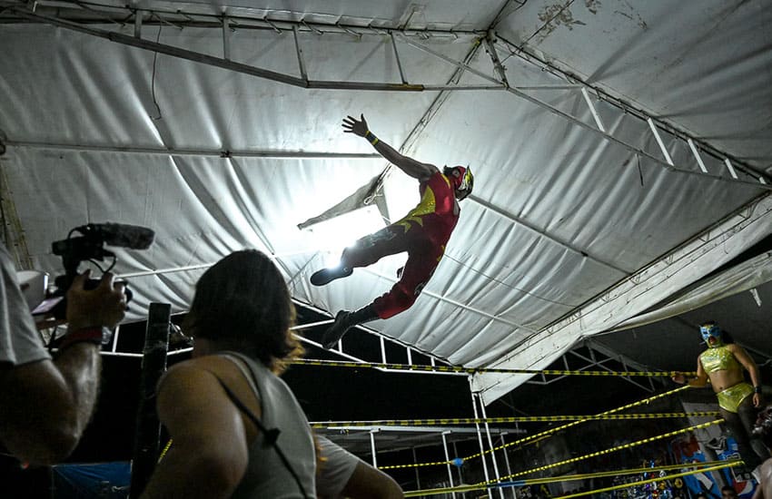 Lucha Libre fighter in Oaxaca