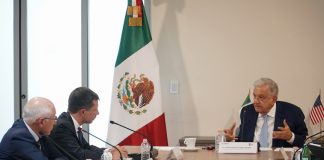Mexico President Lopez Obrador meets with US Transportation Secretary Pete Buttigieg