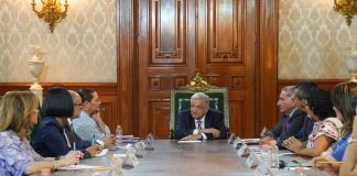 Meeting of President Lopez Obrador and National Electoral Institute of Mexico