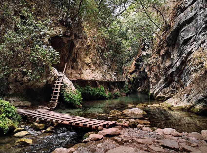 Escanela River in Queretaro, Mexico's Sierra Gorda