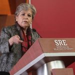 Mexico's foreign minister Alicia Barcena