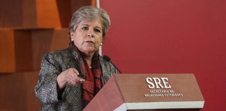 Mexico's foreign minister Alicia Barcena