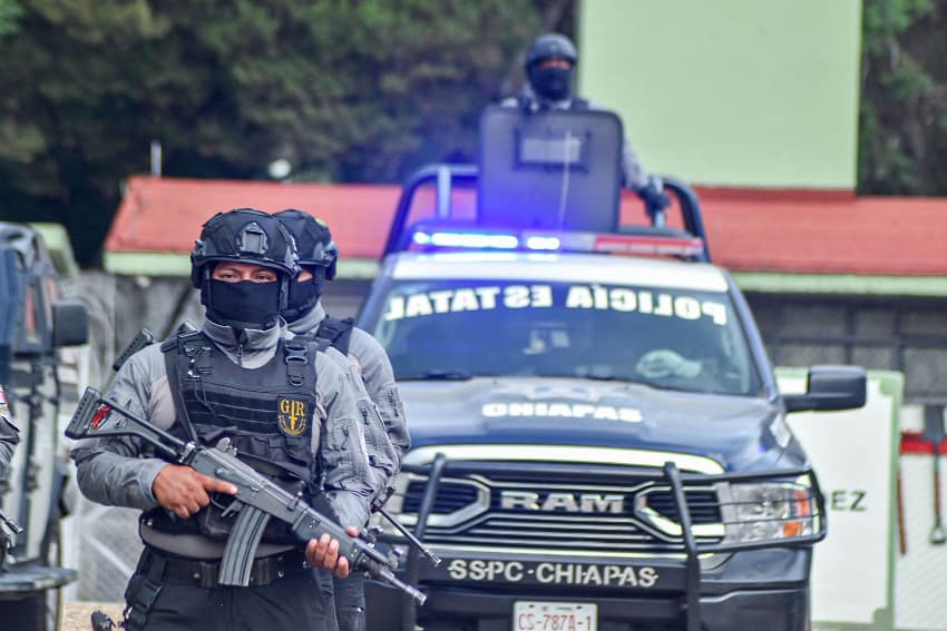 Security operation in Chiapas