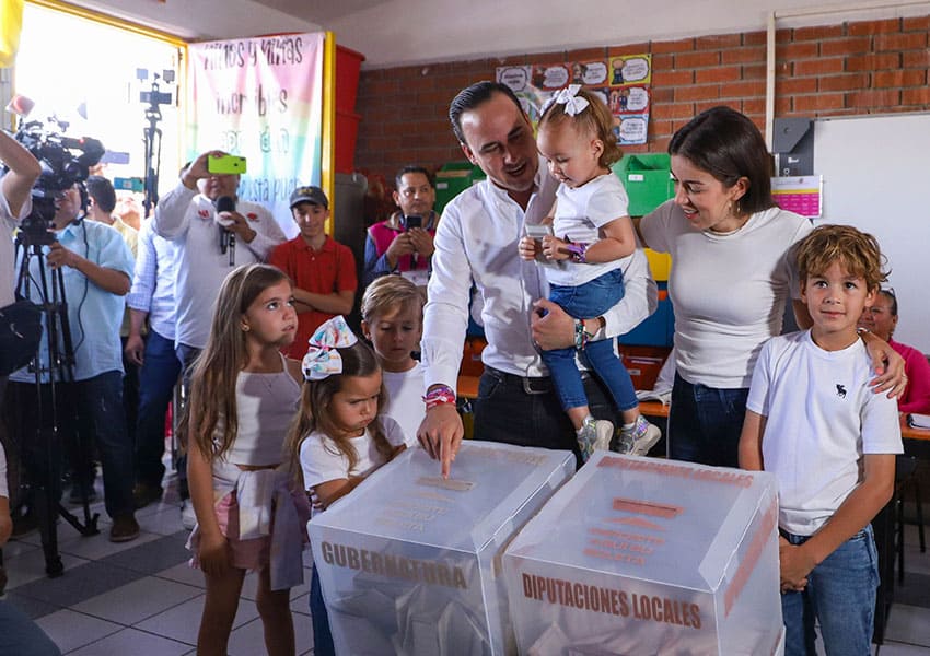 Governor elect of Coahuila, Mexico, Manolo Jimenez Salinas