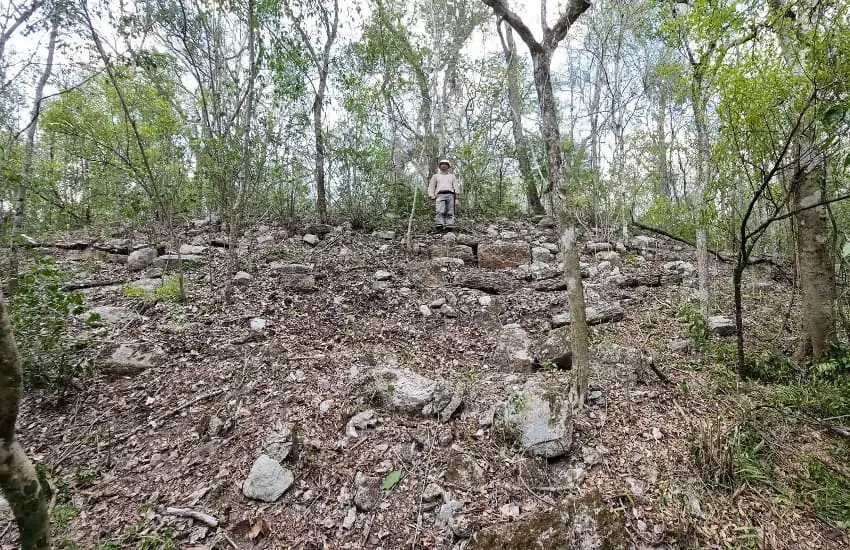 Archaeological site in Campeche