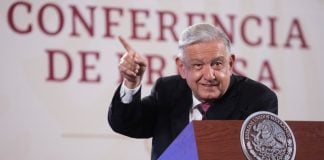 AMLO at the morning press conference