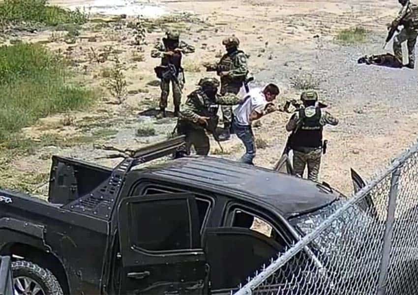 Footage of military killing civilians in Nuevo Laredo