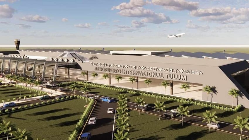 Rendering of Tulum airport