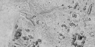 Lidar image of ancient city
