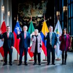 Diplomats from Pacific Alliance countries.