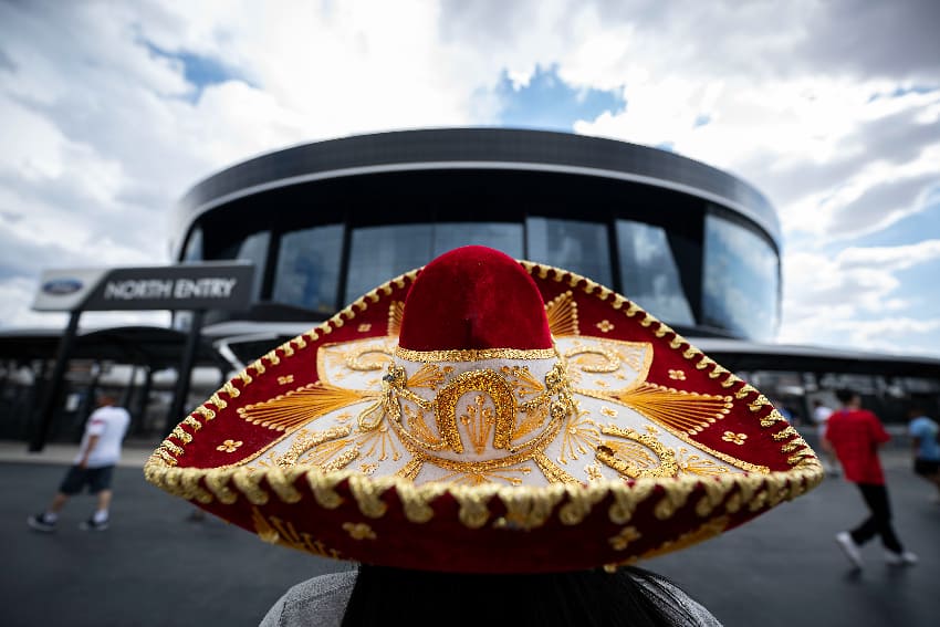 Mexico fan at Las Vegas stadium