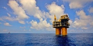 Shenzi oil drilling platform off coast of Louisiana