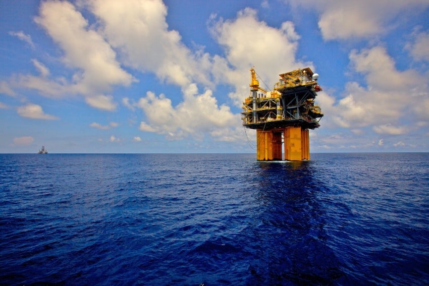 Shenzi oil drilling platform off coast of Louisiana