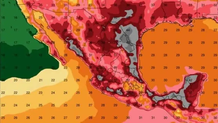Conagua heat map