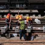 Workers on Maya Train