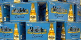 Modelo Especial beer on sale