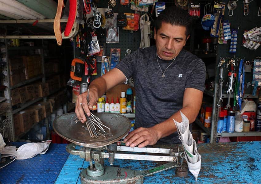 Hardware store in Mexico City